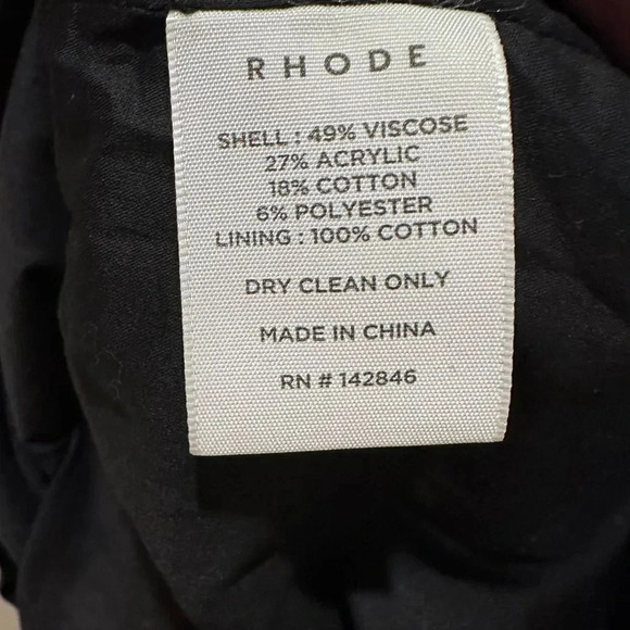 Rhode Marika Mini Tent Dress in Ikat Clip Jacquard - Picture 14 of 15